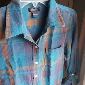 Vintage Lucky Brand Plaid Shirt